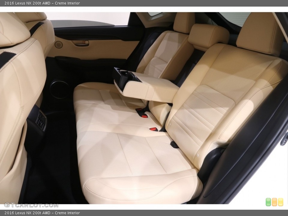 Creme Interior Rear Seat for the 2016 Lexus NX 200t AWD #141215329
