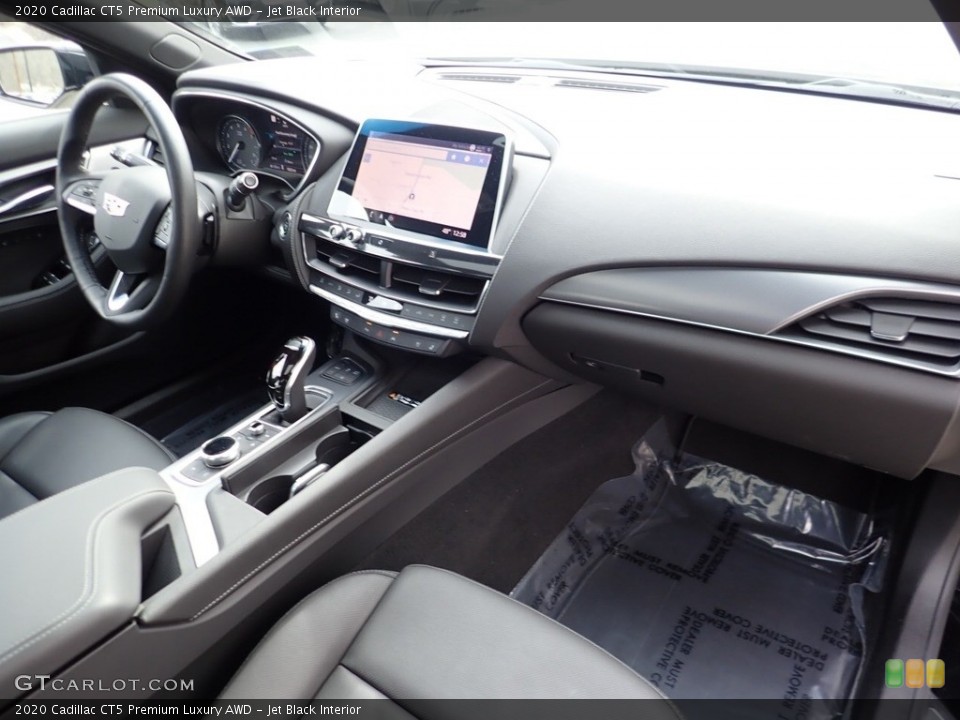 Jet Black Interior Dashboard for the 2020 Cadillac CT5 Premium Luxury AWD #141215608
