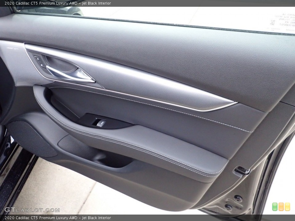 Jet Black Interior Door Panel for the 2020 Cadillac CT5 Premium Luxury AWD #141215633