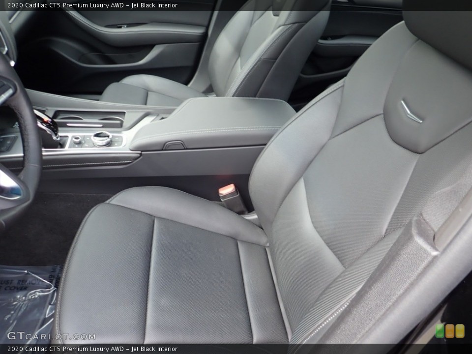 Jet Black Interior Front Seat for the 2020 Cadillac CT5 Premium Luxury AWD #141215677