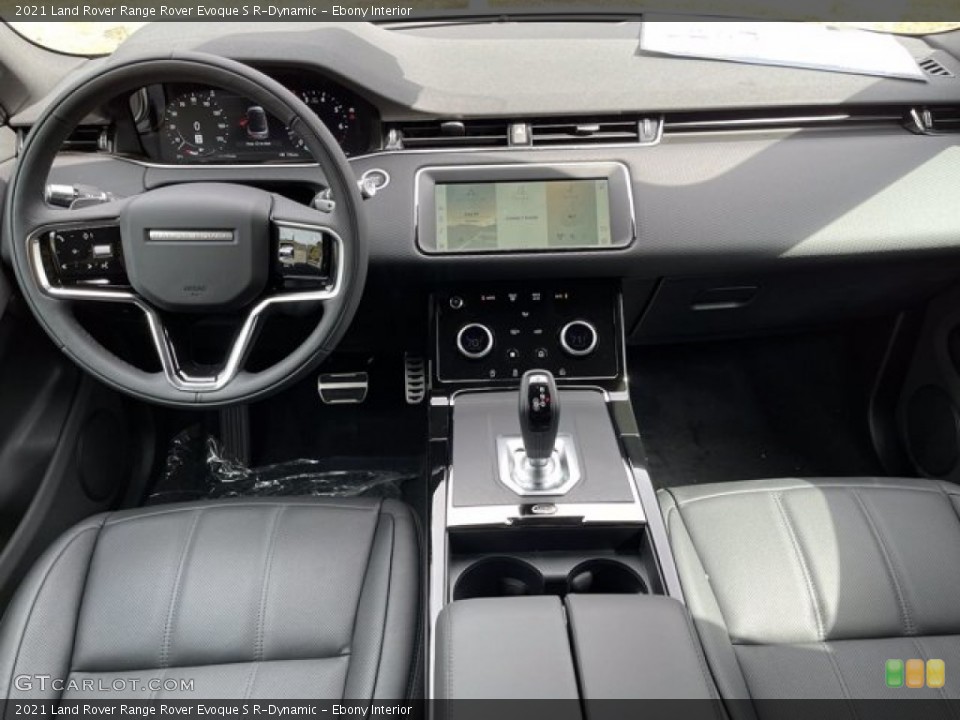 Ebony Interior Photo for the 2021 Land Rover Range Rover Evoque S R-Dynamic #141216025