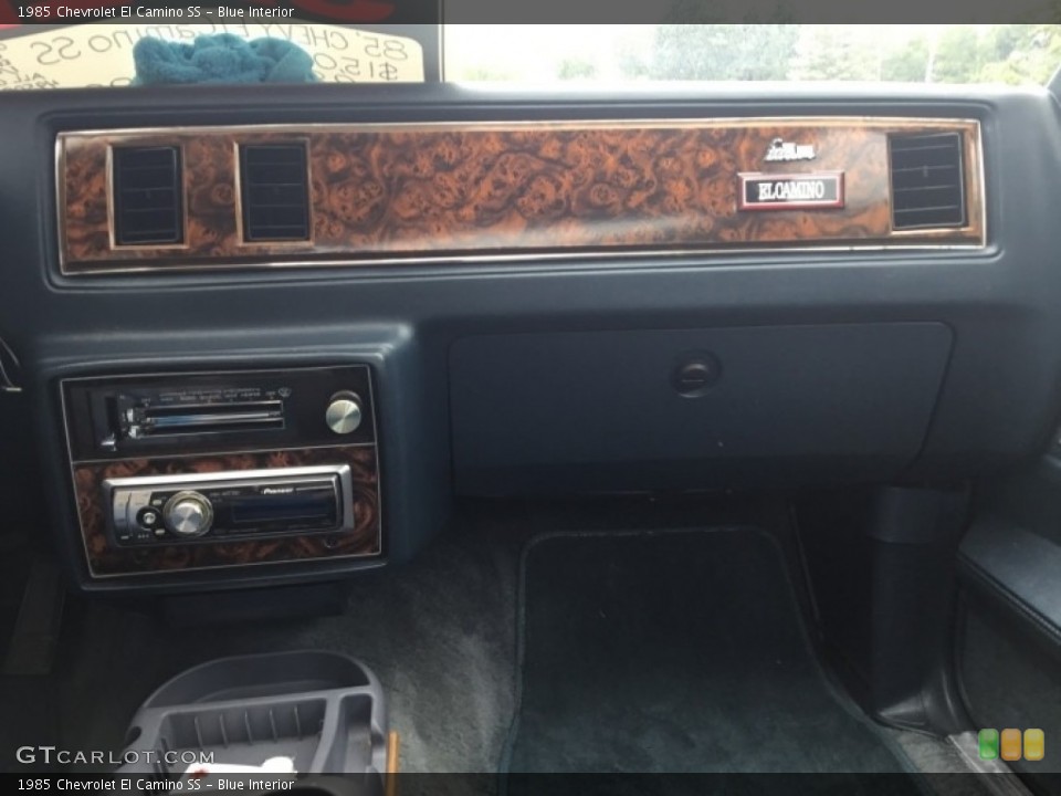 Blue Interior Dashboard for the 1985 Chevrolet El Camino SS #141217819