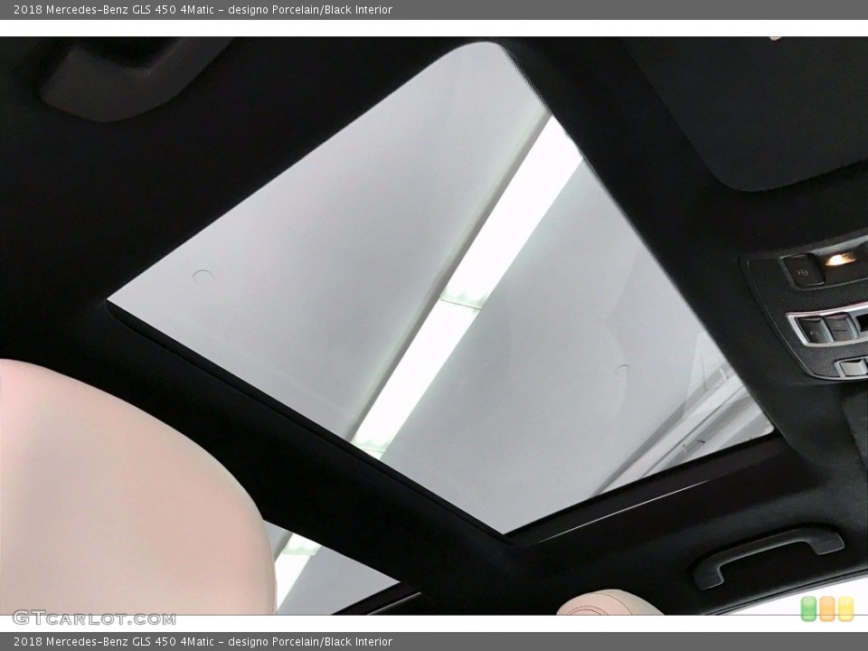 designo Porcelain/Black Interior Sunroof for the 2018 Mercedes-Benz GLS 450 4Matic #141218995