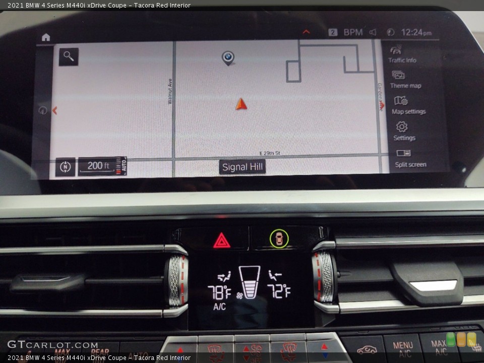 Tacora Red Interior Navigation for the 2021 BMW 4 Series M440i xDrive Coupe #141219061