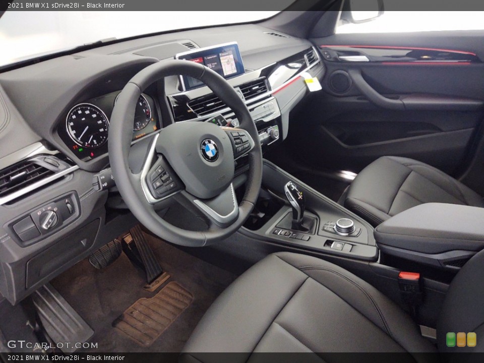 Black Interior Photo for the 2021 BMW X1 sDrive28i #141219589