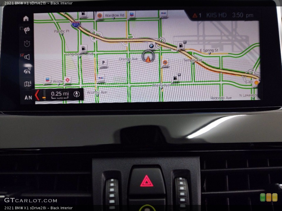 Black Interior Navigation for the 2021 BMW X1 sDrive28i #141219784