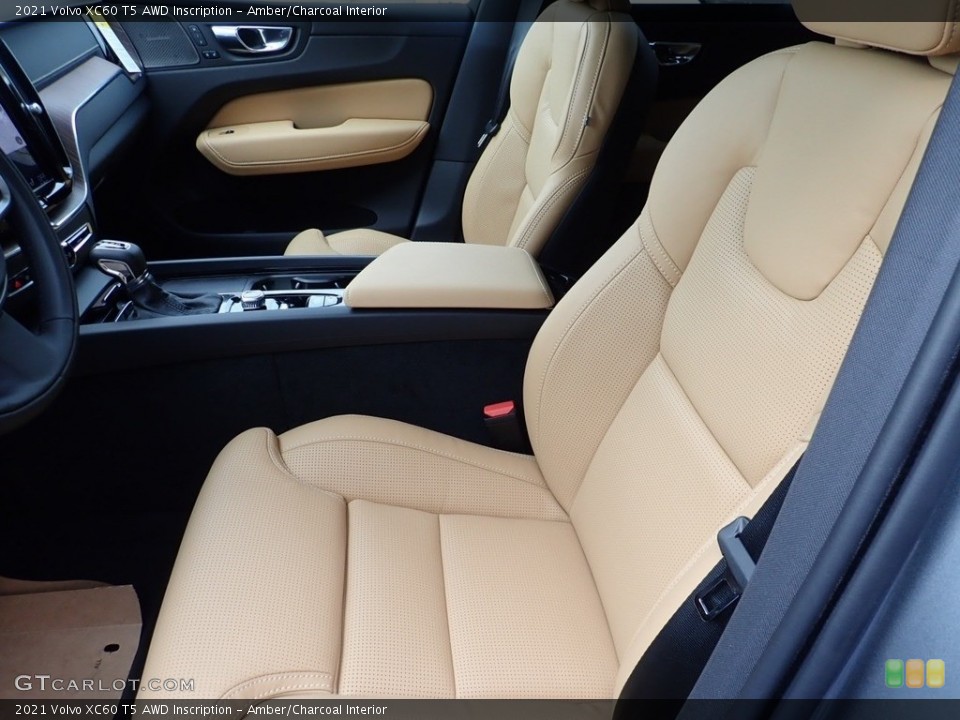 Amber/Charcoal 2021 Volvo XC60 Interiors