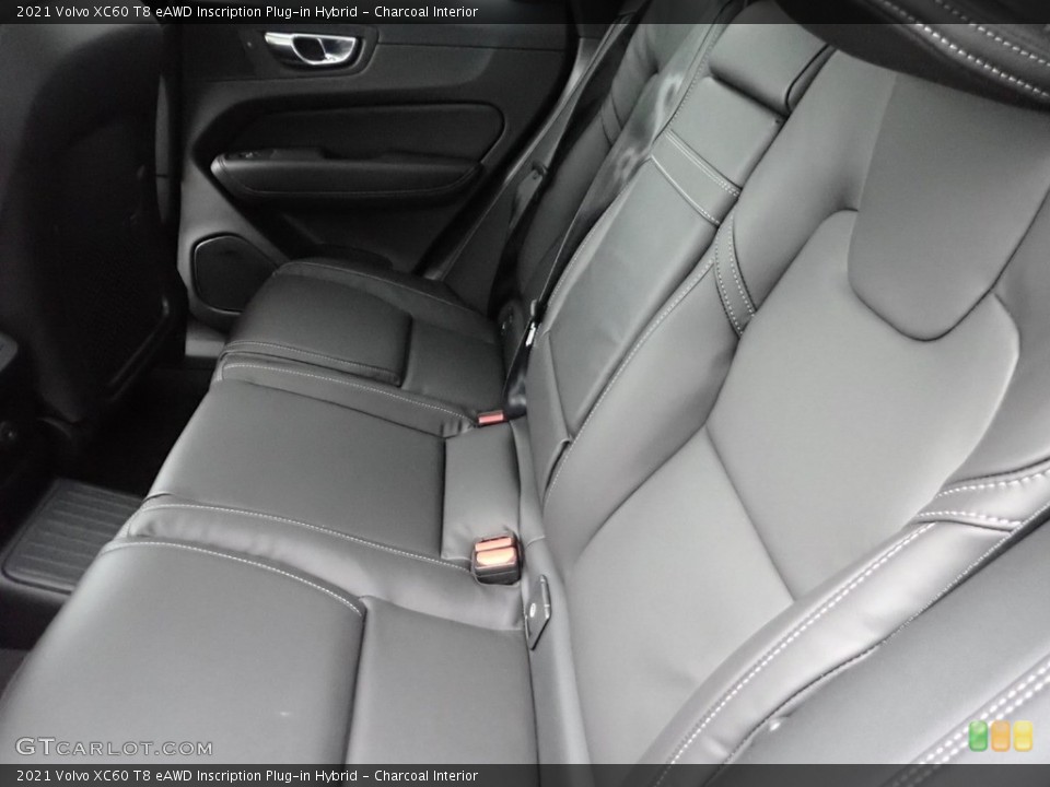 Charcoal Interior Rear Seat for the 2021 Volvo XC60 T8 eAWD Inscription Plug-in Hybrid #141221536