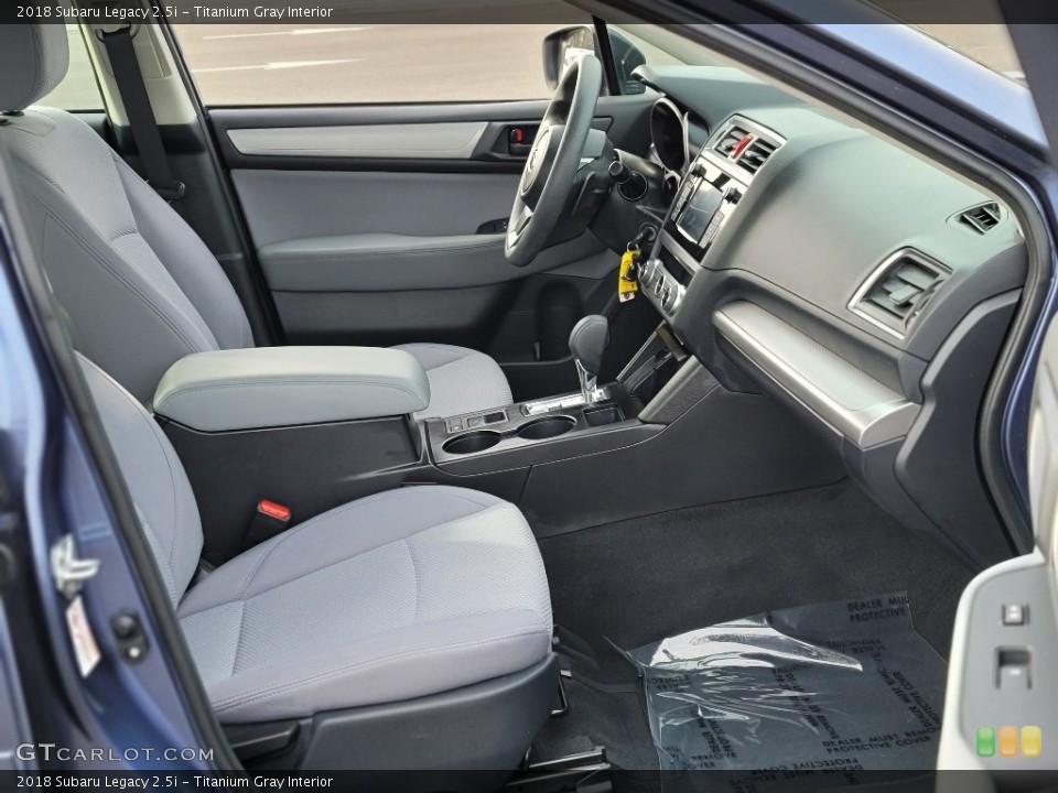 Titanium Gray Interior Front Seat for the 2018 Subaru Legacy 2.5i #141222877