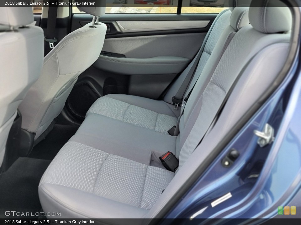 Titanium Gray Interior Rear Seat for the 2018 Subaru Legacy 2.5i #141222934