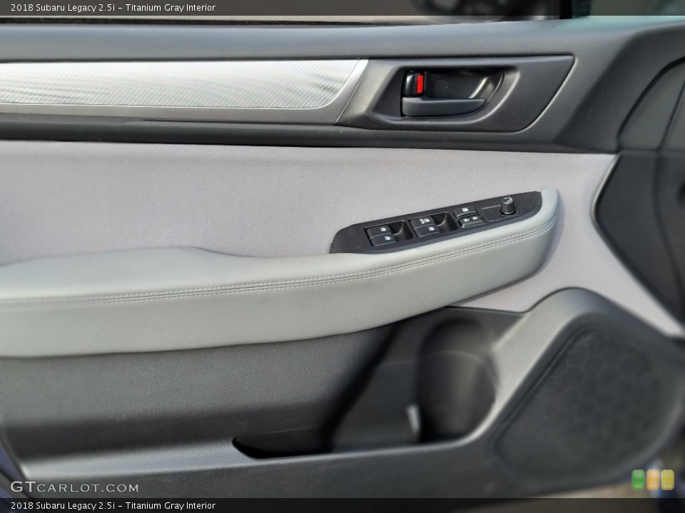 Titanium Gray Interior Door Panel for the 2018 Subaru Legacy 2.5i #141223000
