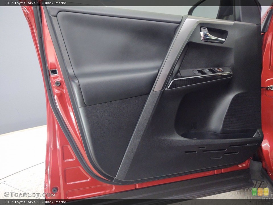 Black Interior Door Panel for the 2017 Toyota RAV4 SE #141225535