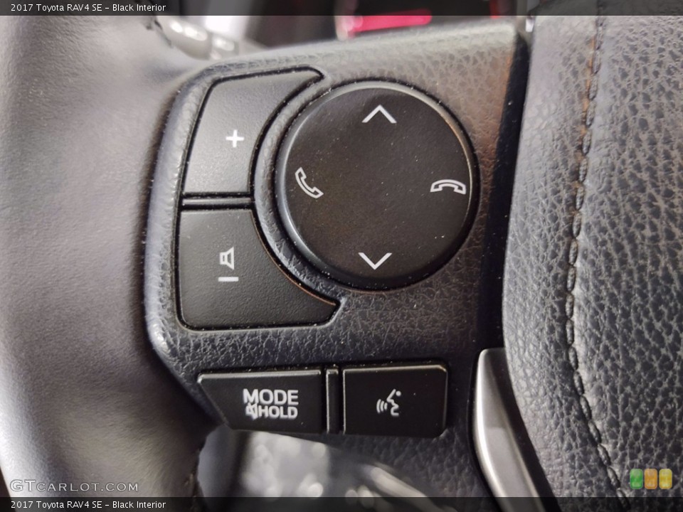 Black Interior Steering Wheel for the 2017 Toyota RAV4 SE #141225562