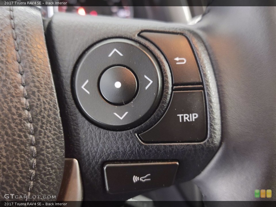 Black Interior Steering Wheel for the 2017 Toyota RAV4 SE #141225568
