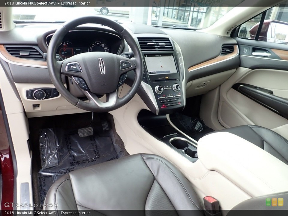 Espresso Interior Photo for the 2018 Lincoln MKC Select AWD #141225583