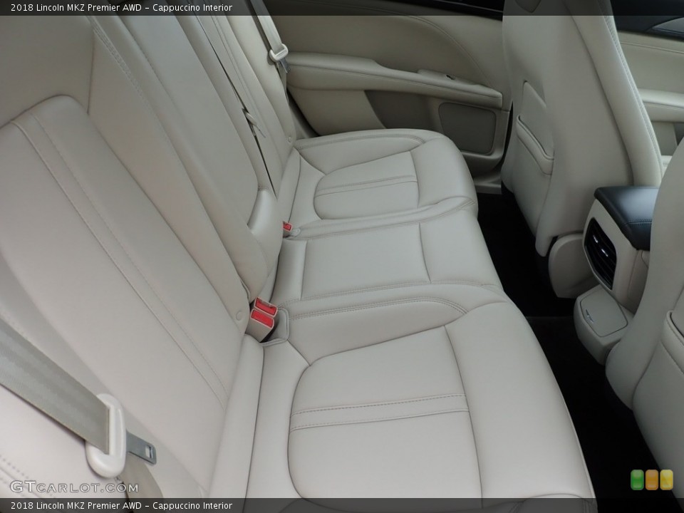 Cappuccino Interior Rear Seat for the 2018 Lincoln MKZ Premier AWD #141225691