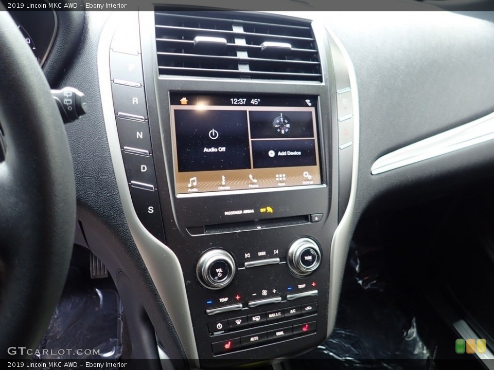 Ebony Interior Controls for the 2019 Lincoln MKC AWD #141225787