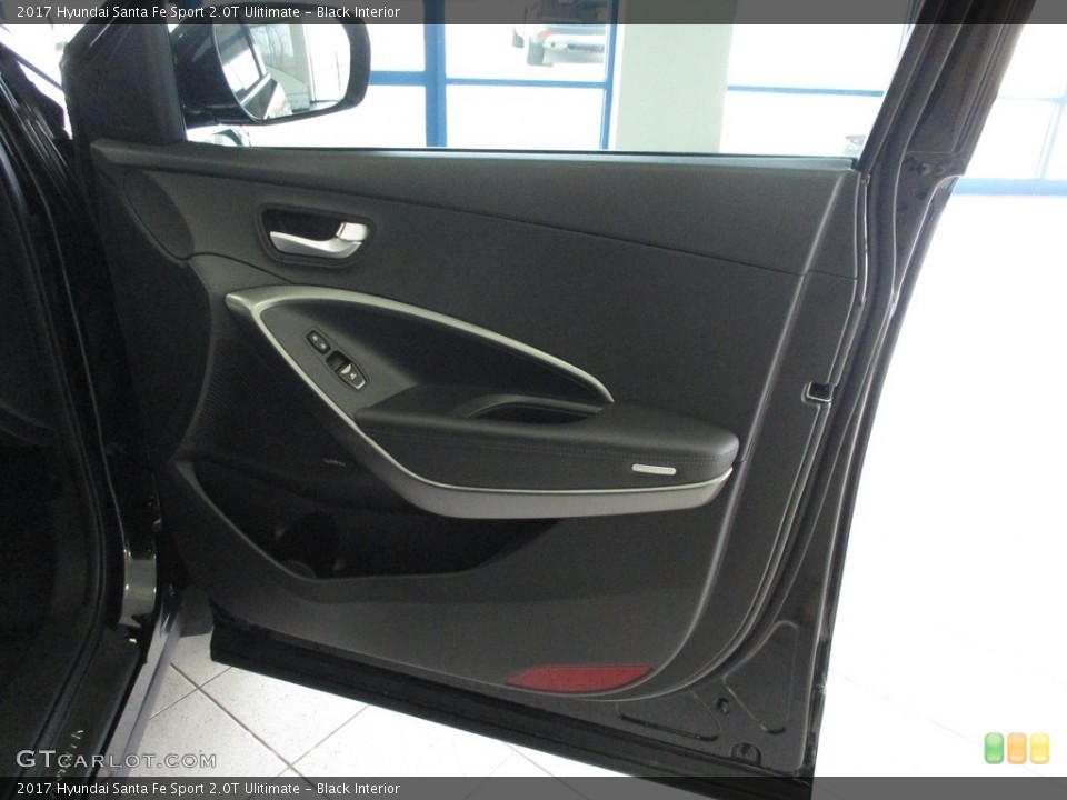 Black Interior Door Panel for the 2017 Hyundai Santa Fe Sport 2.0T Ulitimate #141226364