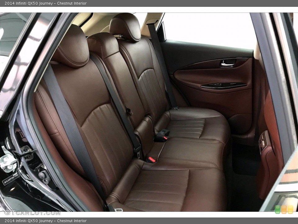 Chestnut Interior Rear Seat for the 2014 Infiniti QX50 Journey #141226453