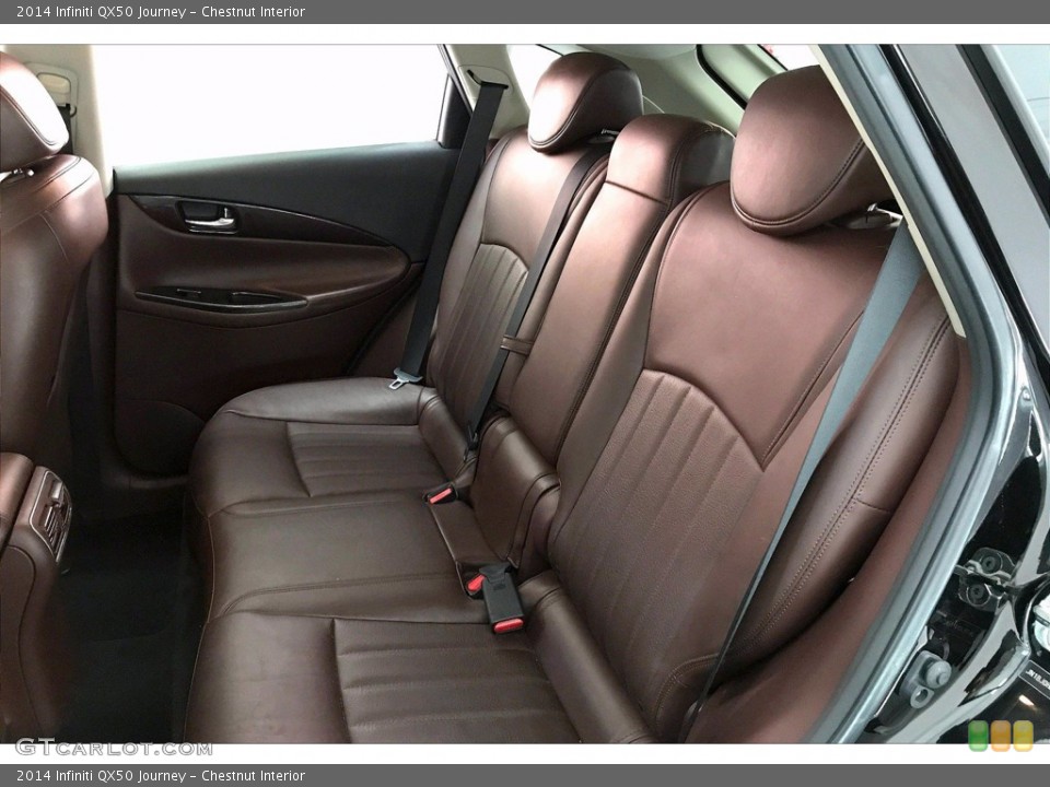 Chestnut Interior Rear Seat for the 2014 Infiniti QX50 Journey #141226477