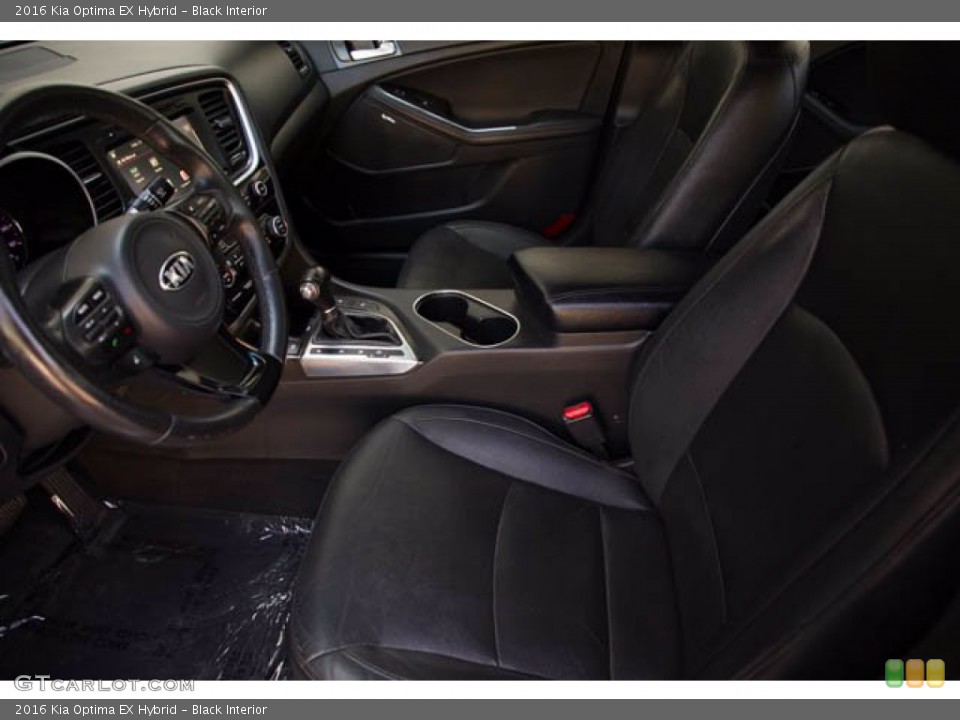 Black Interior Front Seat for the 2016 Kia Optima EX Hybrid #141226849