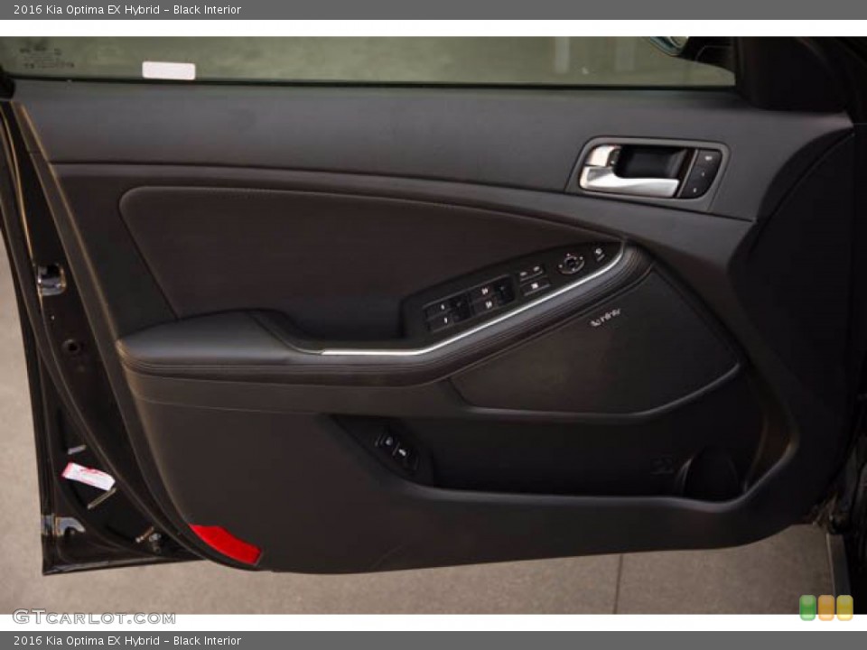 Black Interior Door Panel for the 2016 Kia Optima EX Hybrid #141227385