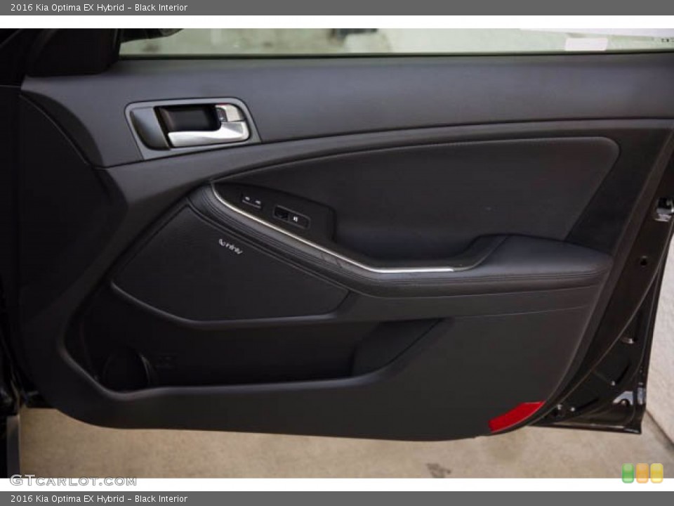 Black Interior Door Panel for the 2016 Kia Optima EX Hybrid #141227458