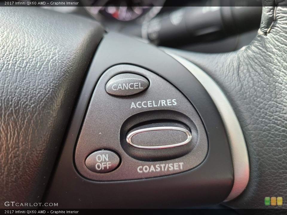 Graphite Interior Steering Wheel for the 2017 Infiniti QX60 AWD #141227626