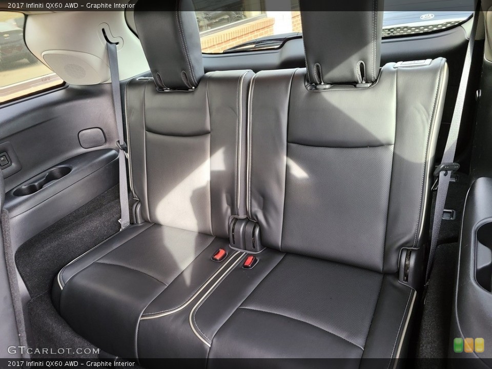 Graphite Interior Rear Seat for the 2017 Infiniti QX60 AWD #141228076