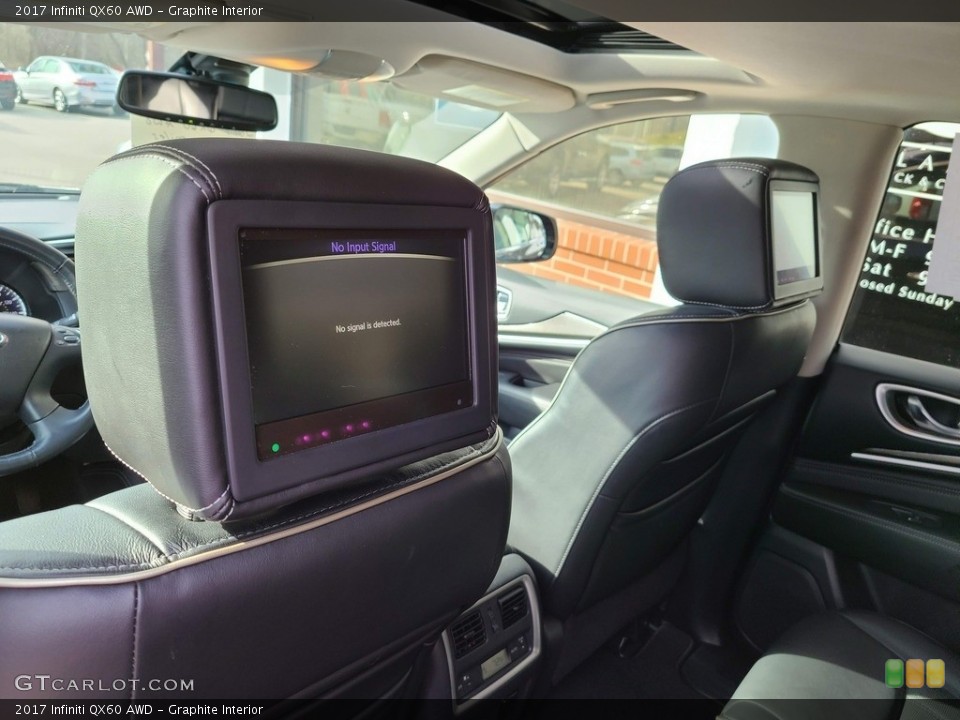 Graphite Interior Entertainment System for the 2017 Infiniti QX60 AWD #141228112