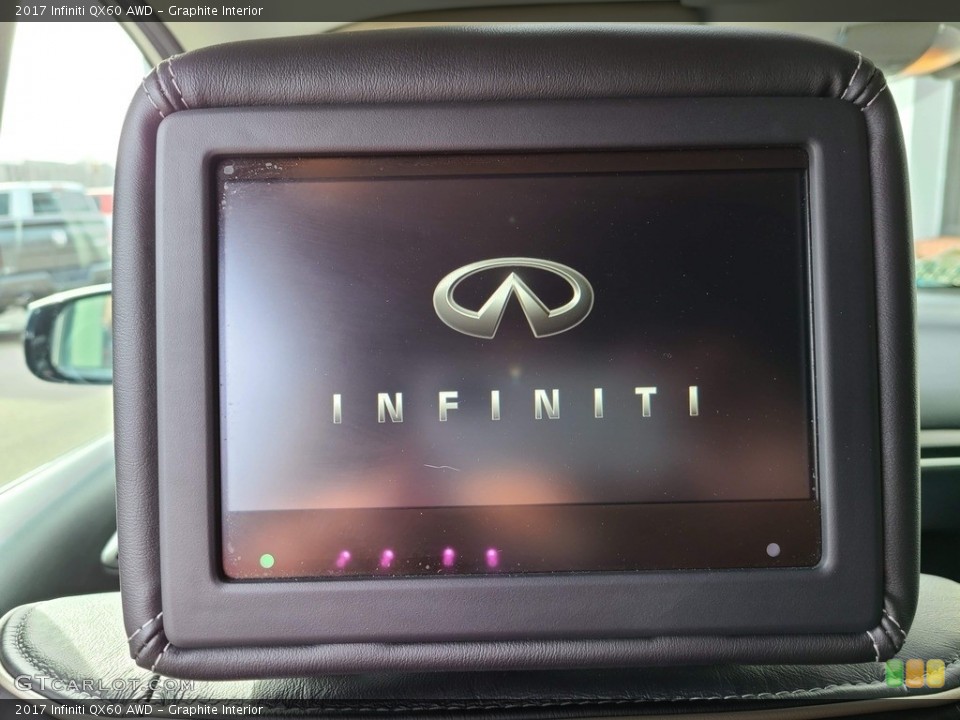 Graphite Interior Entertainment System for the 2017 Infiniti QX60 AWD #141228136