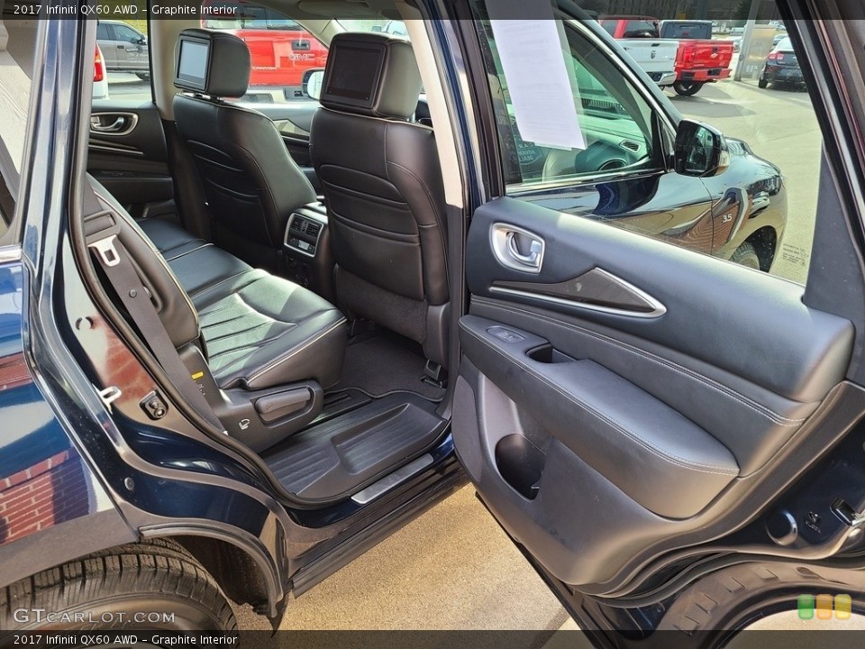 Graphite Interior Rear Seat for the 2017 Infiniti QX60 AWD #141228427