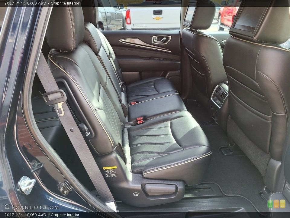 Graphite Interior Rear Seat for the 2017 Infiniti QX60 AWD #141228451