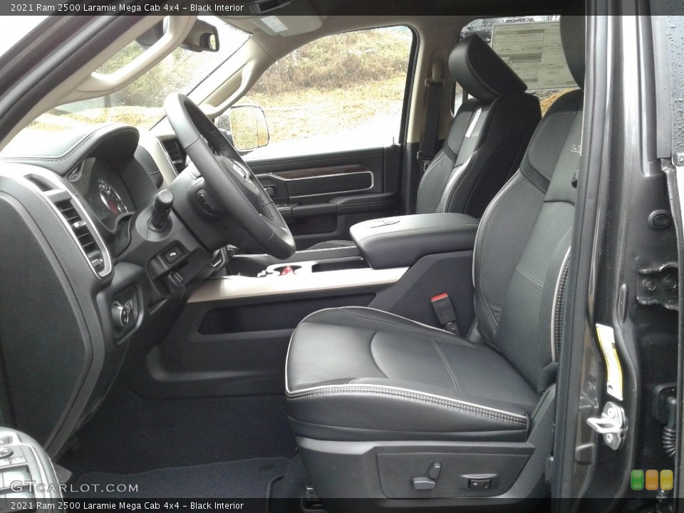 Black Interior Photo for the 2021 Ram 2500 Laramie Mega Cab 4x4 #141228847