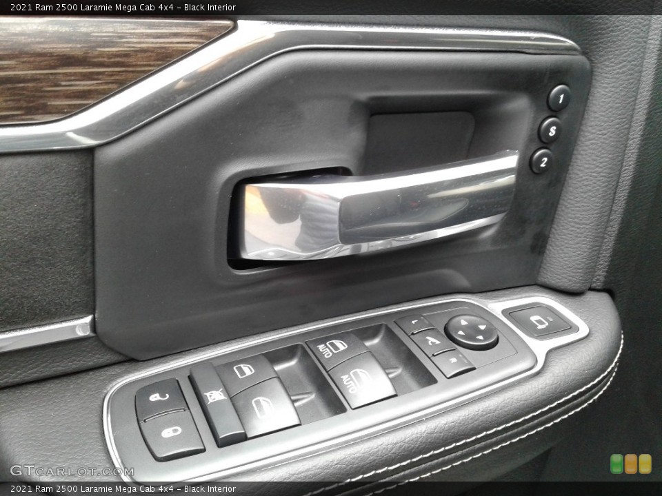 Black Interior Controls for the 2021 Ram 2500 Laramie Mega Cab 4x4 #141228874