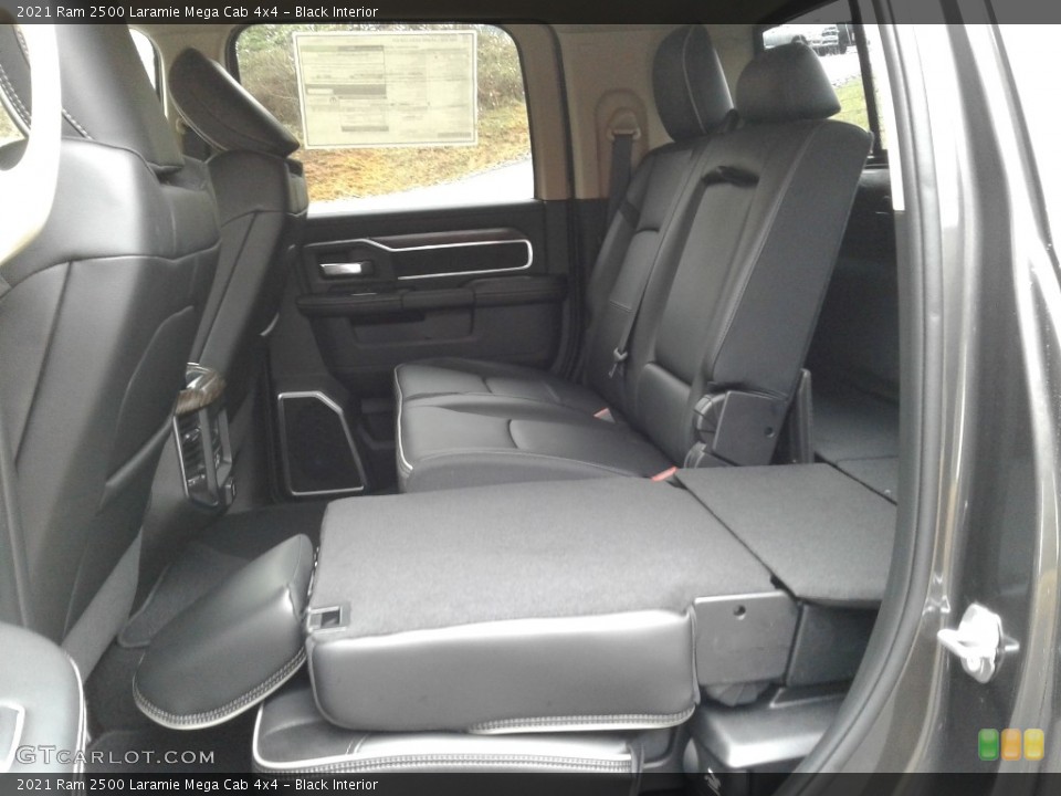 Black Interior Rear Seat for the 2021 Ram 2500 Laramie Mega Cab 4x4 #141228956