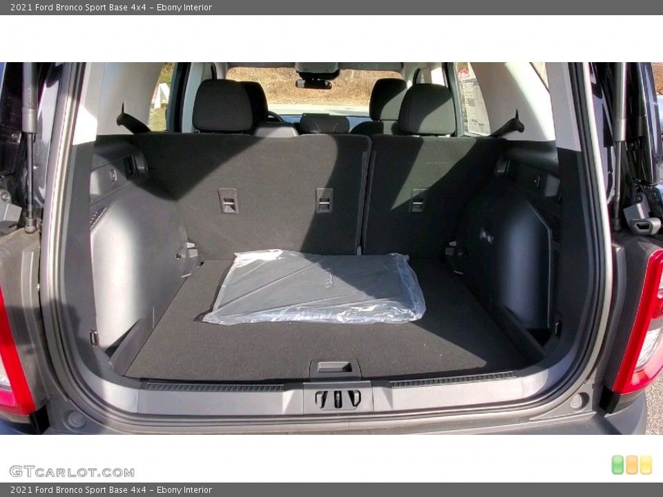 Ebony Interior Trunk for the 2021 Ford Bronco Sport Base 4x4 #141229234