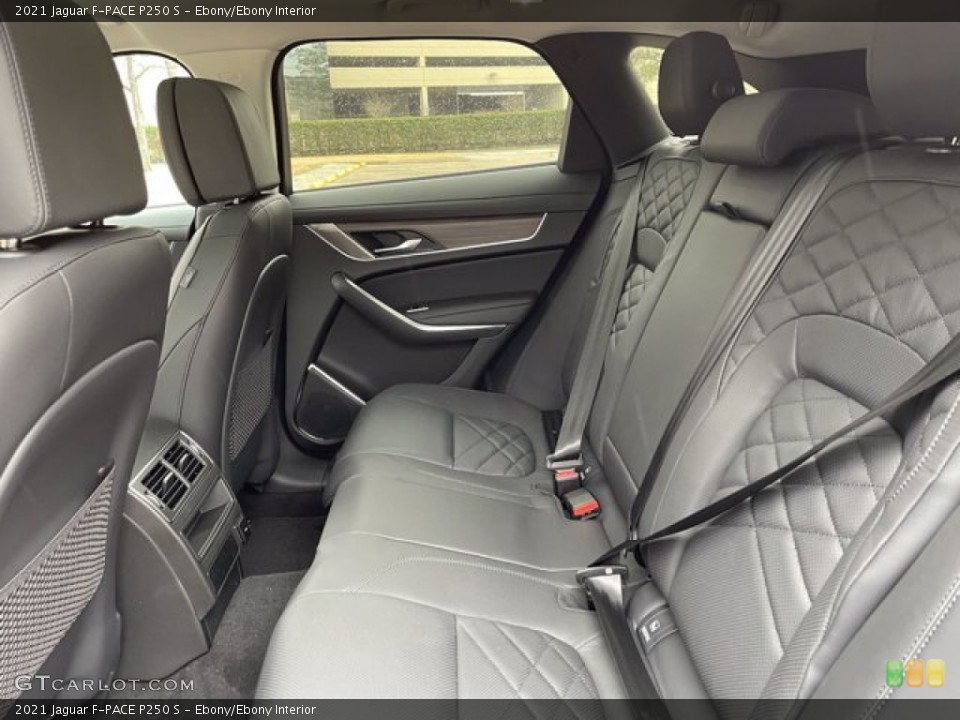 Ebony/Ebony Interior Rear Seat for the 2021 Jaguar F-PACE P250 S #141229525