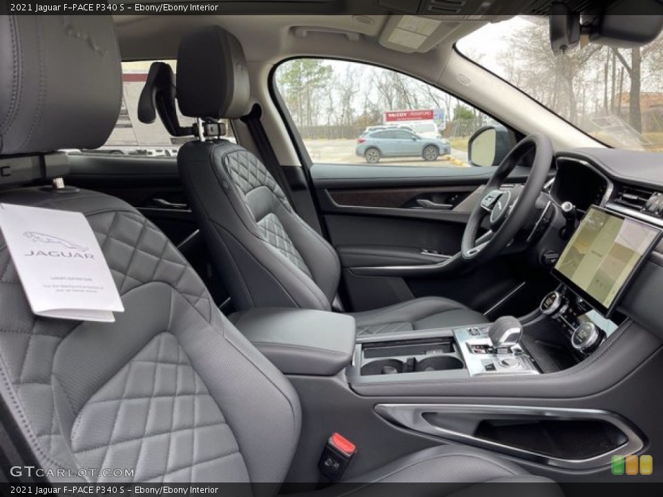 Ebony/Ebony Interior Front Seat for the 2021 Jaguar F-PACE P340 S #141230113