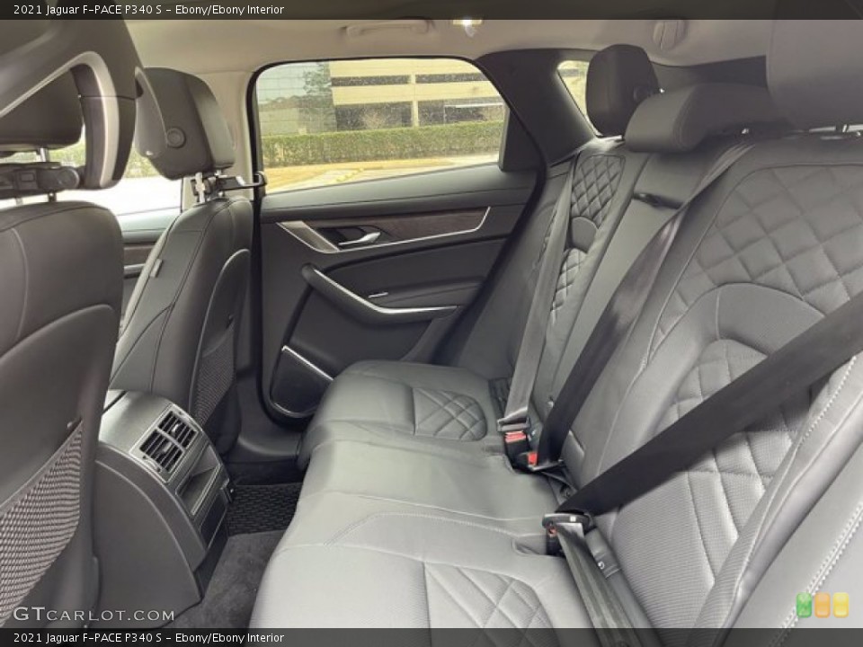Ebony/Ebony Interior Rear Seat for the 2021 Jaguar F-PACE P340 S #141230152
