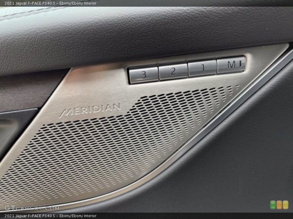 Ebony/Ebony Interior Audio System for the 2021 Jaguar F-PACE P340 S #141230314