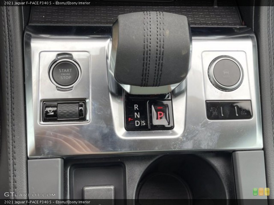 Ebony/Ebony Interior Transmission for the 2021 Jaguar F-PACE P340 S #141230527