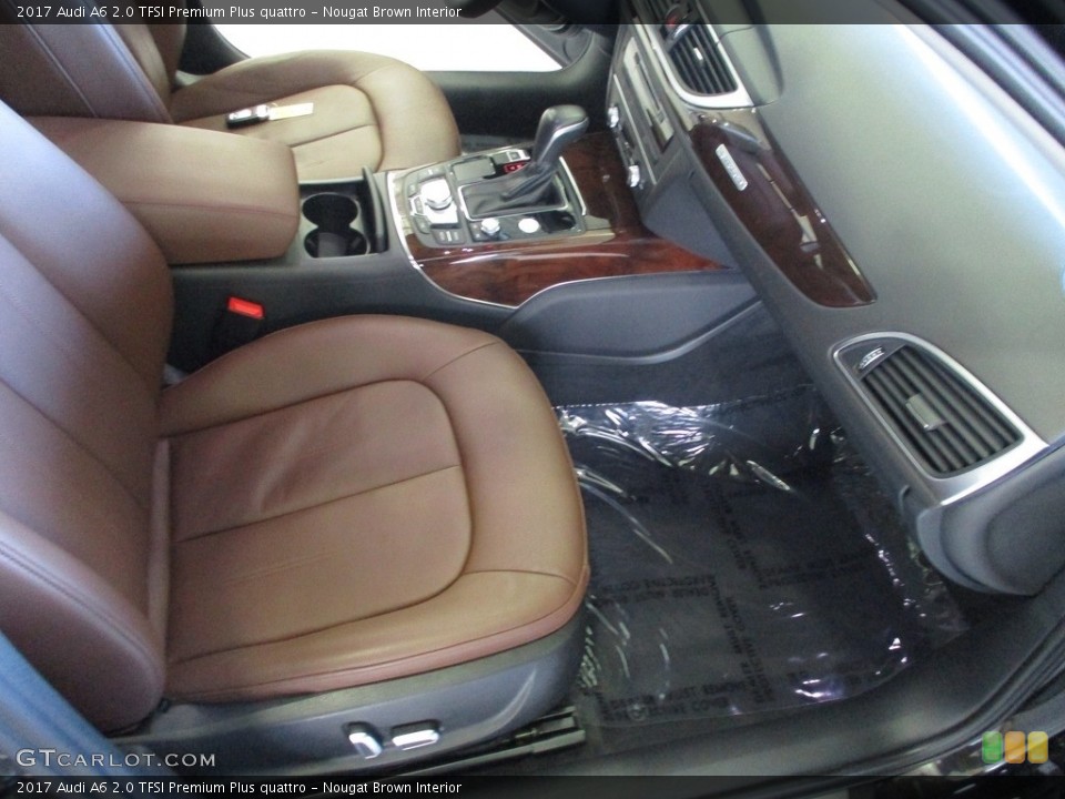 Nougat Brown Interior Front Seat for the 2017 Audi A6 2.0 TFSI Premium Plus quattro #141231832
