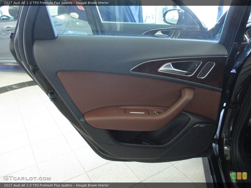 Nougat Brown Interior Door Panel for the 2017 Audi A6 2.0 TFSI Premium Plus quattro #141231928