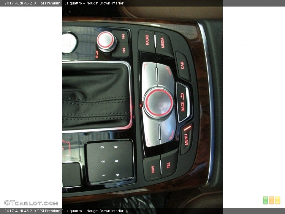 Nougat Brown Interior Controls for the 2017 Audi A6 2.0 TFSI Premium Plus quattro #141232147