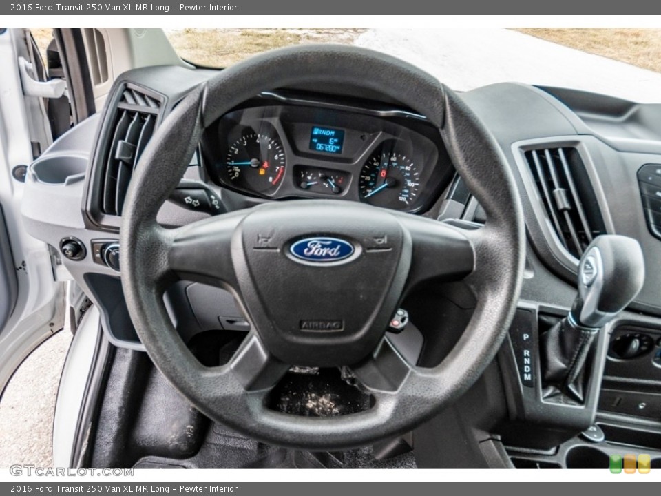 Pewter Interior Steering Wheel for the 2016 Ford Transit 250 Van XL MR Long #141233256