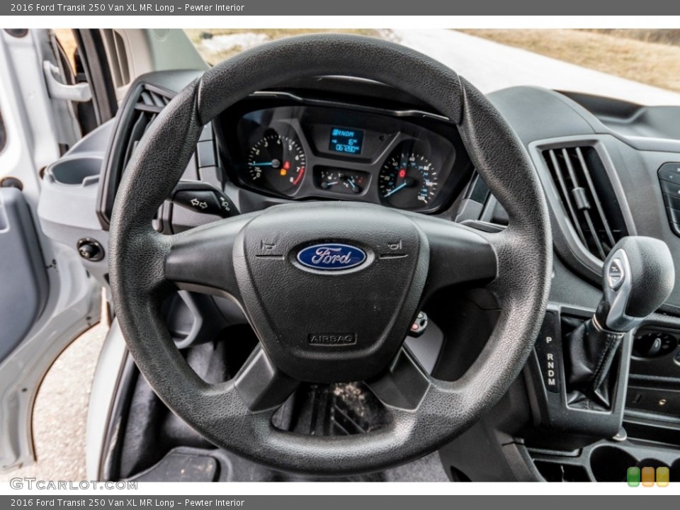Pewter Interior Steering Wheel for the 2016 Ford Transit 250 Van XL MR Long #141233283