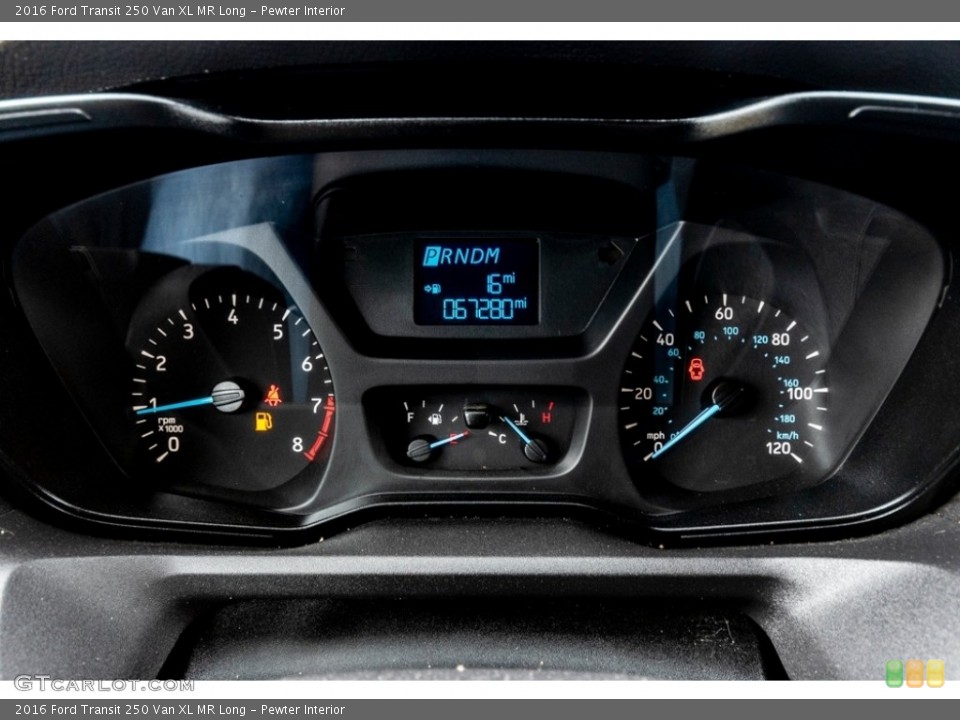 Pewter Interior Gauges for the 2016 Ford Transit 250 Van XL MR Long #141233304