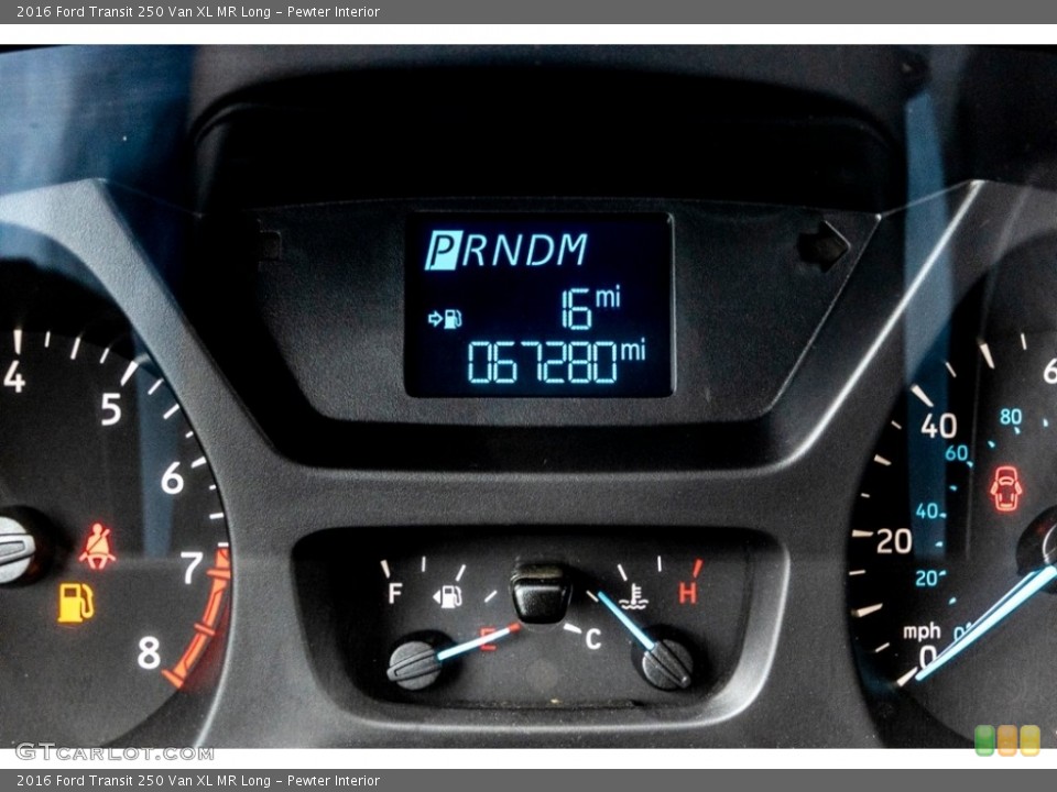 Pewter Interior Gauges for the 2016 Ford Transit 250 Van XL MR Long #141233324