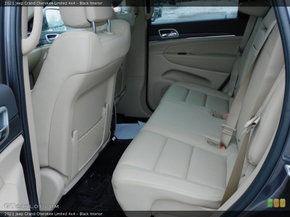 Black Interior Rear Seat for the 2021 Jeep Grand Cherokee Limited 4x4 #141235298